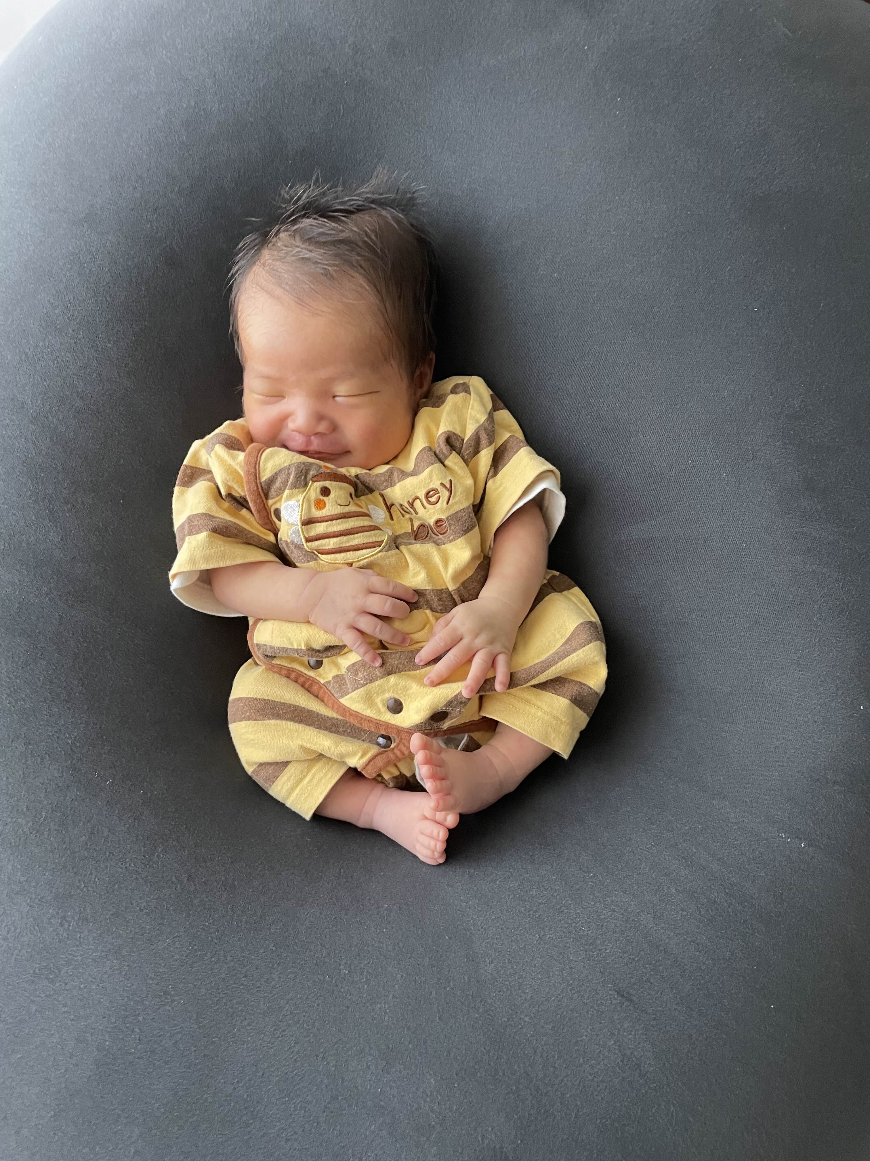 笑顔の赤ちゃん